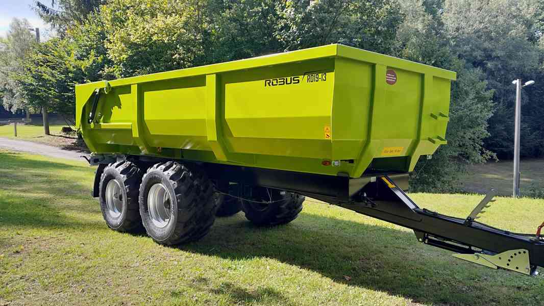 Traktorový návěs,přívěs,vlek za traktor,vlečka,dumper 19t - foto 2