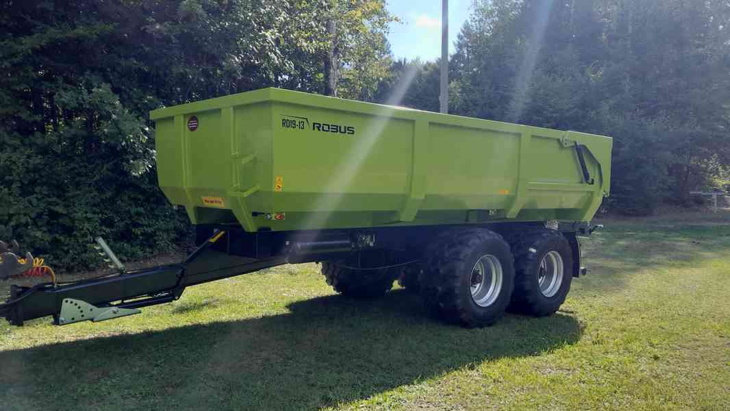 Traktorový návěs,přívěs,vlek za traktor,vlečka,dumper 19t - foto 1