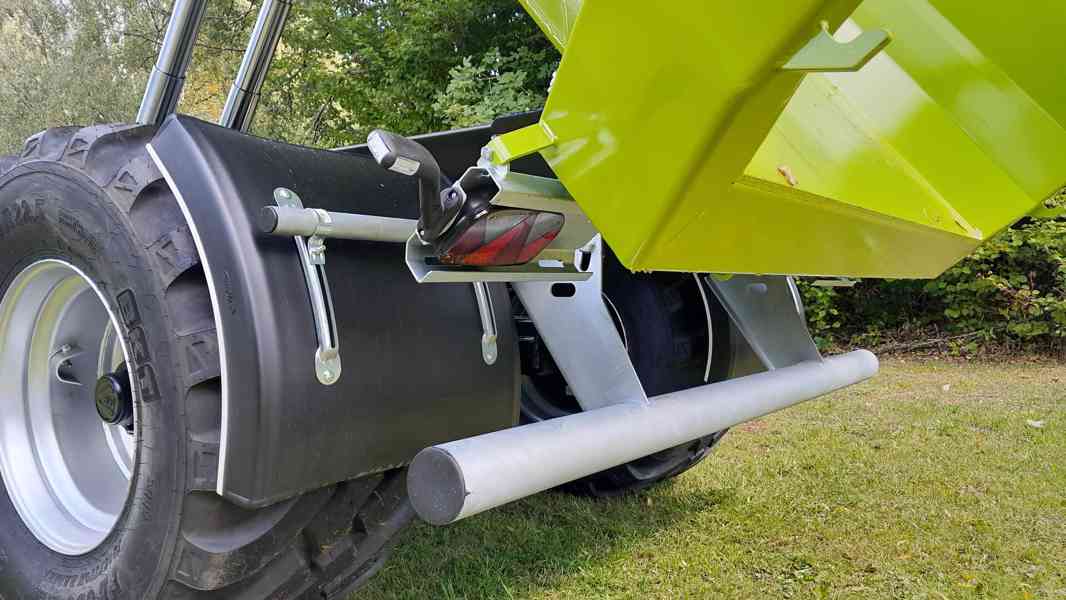 Traktorový návěs,přívěs,vlek za traktor,vlečka,dumper 19t - foto 11