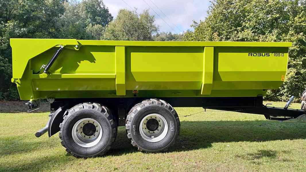 Traktorový návěs,přívěs,vlek za traktor,vlečka,dumper 19t - foto 6