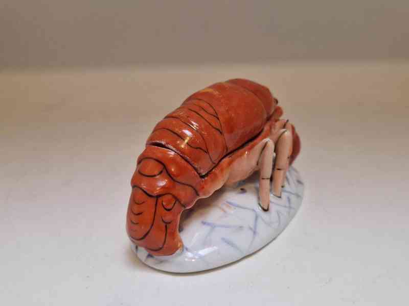 Vzácná porcelánová Dózička Rak Fischer a Mieg Březová - foto 5