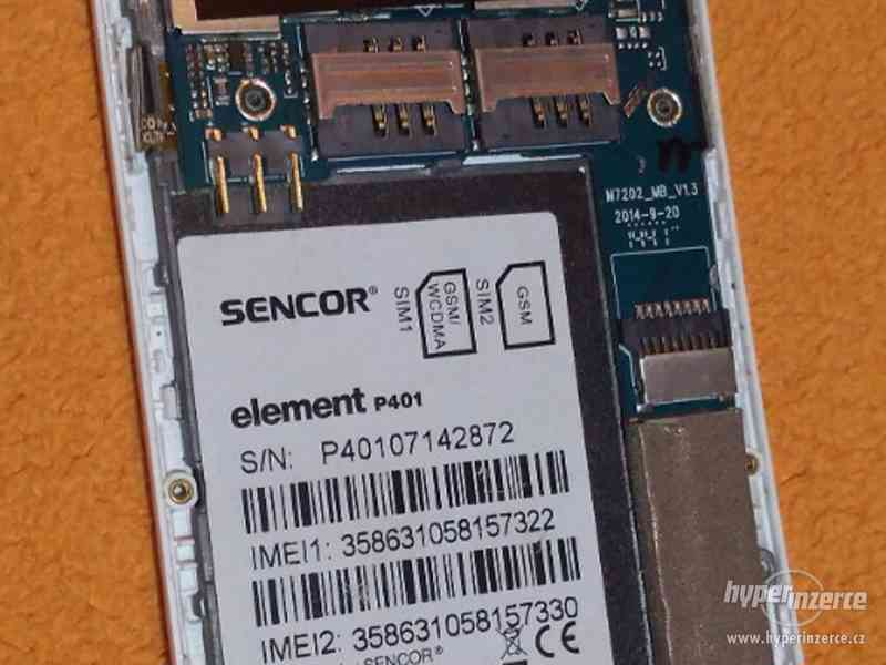 Sencor Element P401 na 2 SIM - k opravě nebo ND. - foto 6