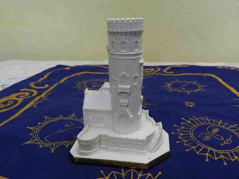 Málo vídaná stará porcelánová plastika Hrad S Czechoslovakia - foto 5