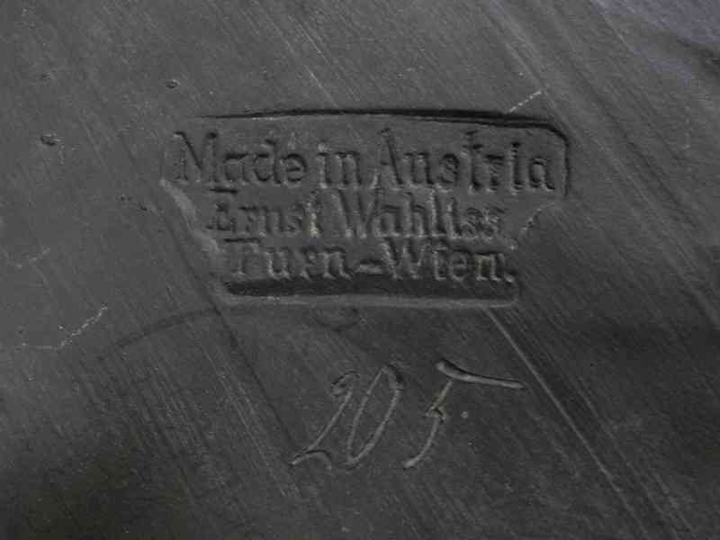 Secesní Reliéf Můza a Anděl Ernst Wahllis Wien Austria - foto 3