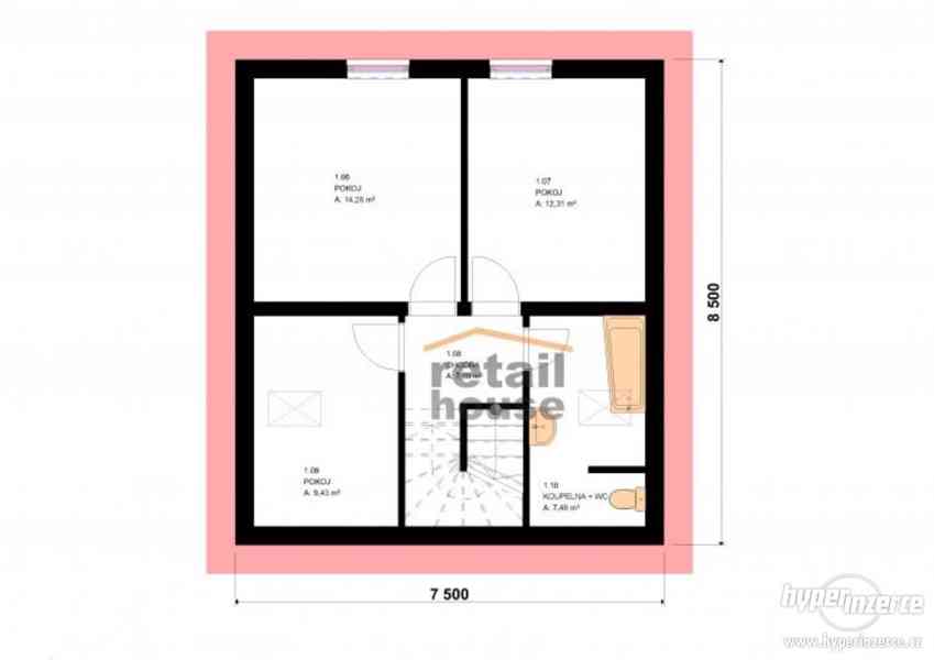 Rodinný dům Pegas New 2016 Plus, 5+kk+G, 113 m2 - foto 12