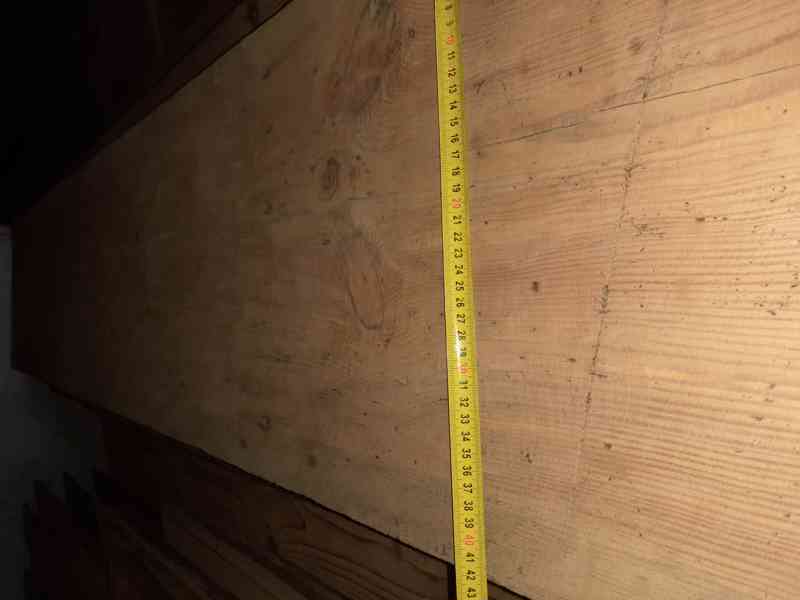 Prodám extra široké podlahové fošny. - foto 2