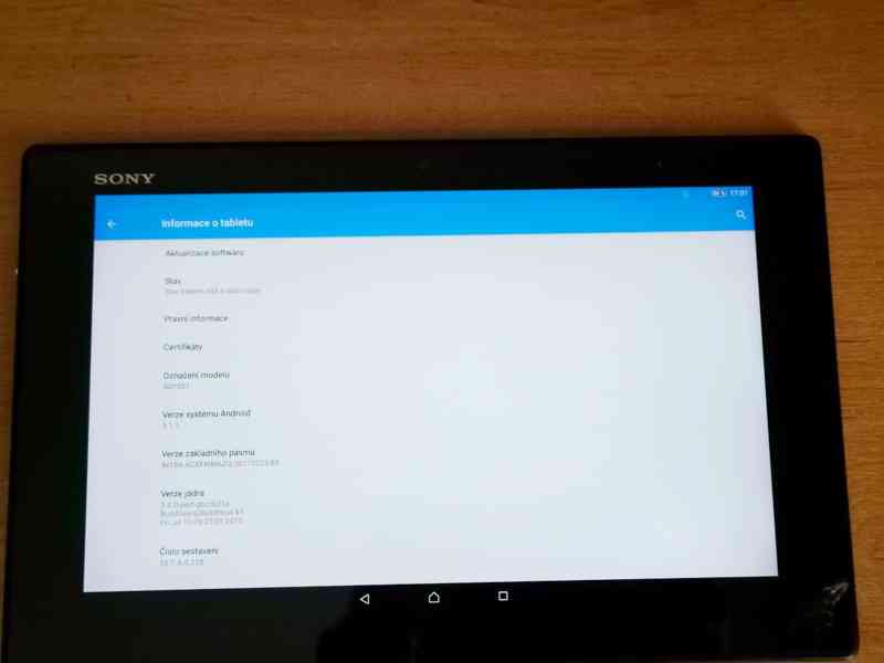 SONY XPERIA Z tablet SGP321 10.1 LTE plně funkční, s vadou - foto 5