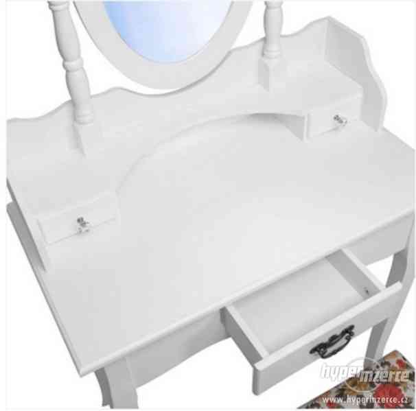 Luxusní toaletní stolek Mira 2 s taburetem. - foto 5