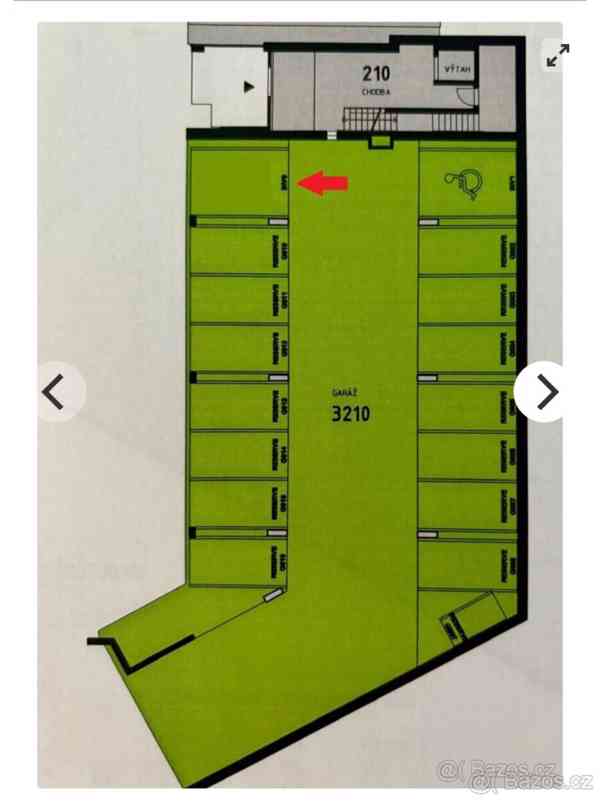 Pronájem garážového stání se zabezpečením