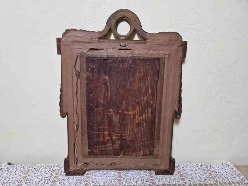 Krásný klasicistní malovaný Obraz Koláž - foto 7