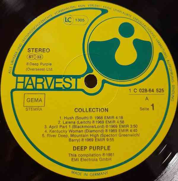 Deep Purple ‎– Collection (LP) - foto 3