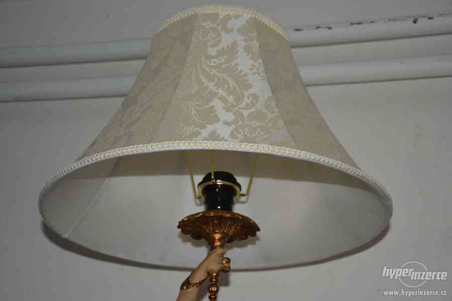 Zámecké lampy s látkovým stínidlem-UNIKÁT - foto 7