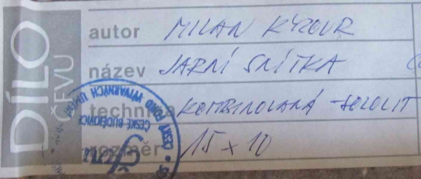 Prodám obrazy Milana Kyzoura - foto 2