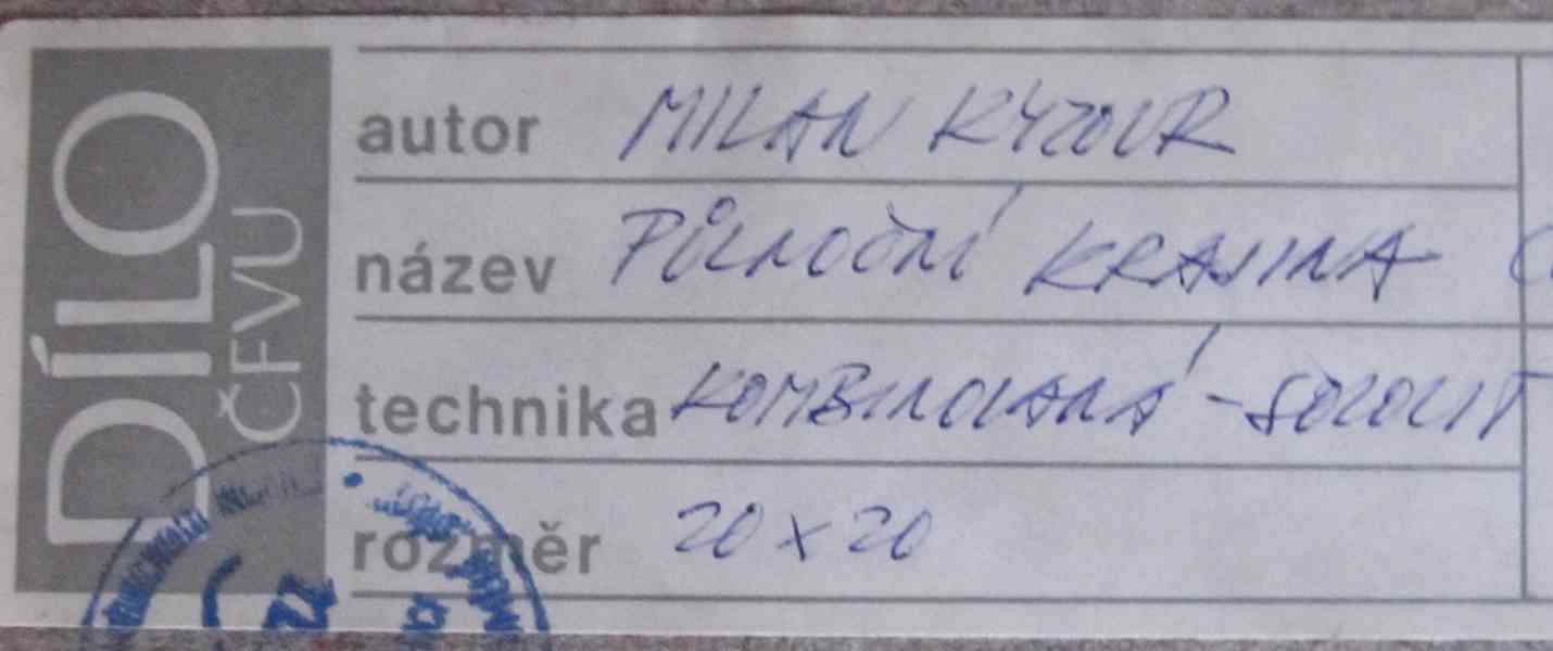 Prodám obrazy Milana Kyzoura - foto 4