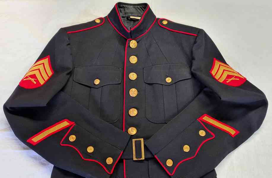 USMC Blue Dress Coat 1971, sako 41R, brigadýrka 54 - foto 2