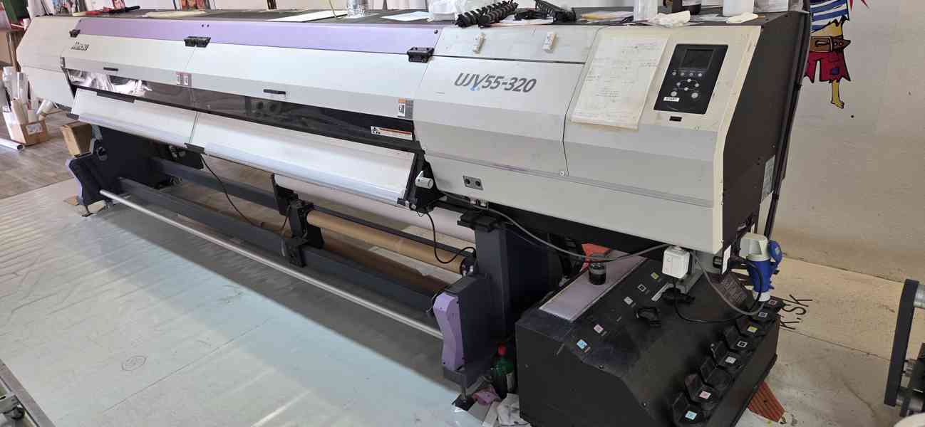 Prodám rolovou UV tiskárnu Mimaki UJV 55-320 - foto 6