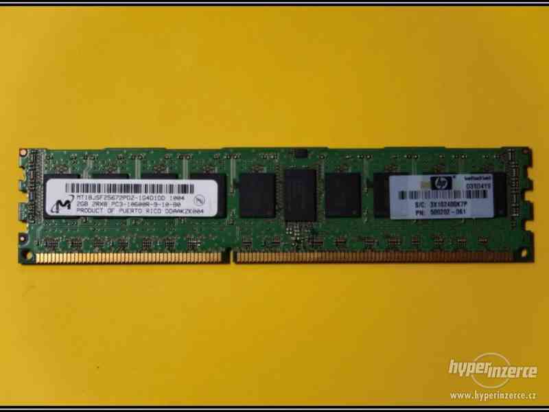 Paměť MICRON 2GB ECC DDR3 PC3-10600R 1333MHz 2Rx8 1G4D1DD - foto 1