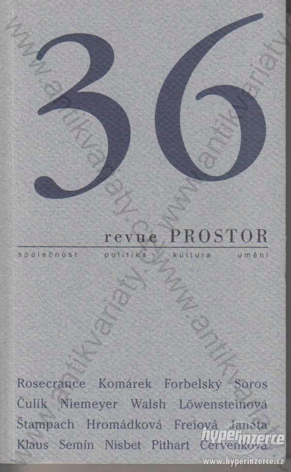 36 revue Prostor, Praha 1998 - foto 1