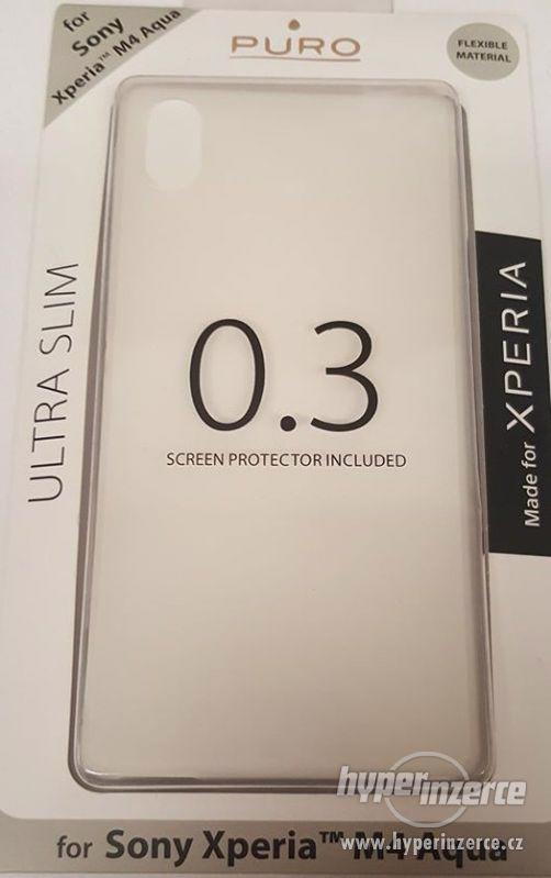 Zadní kryt pro Sony Xperia M4 s folií na displej - foto 1