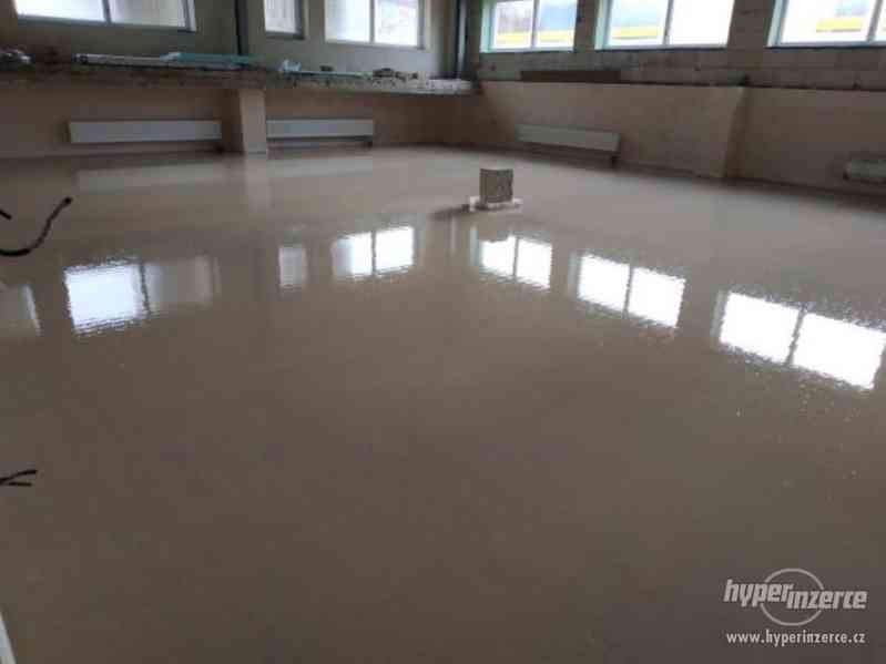 Anhydritové a cementové podlahy, topení, izolace - foto 3