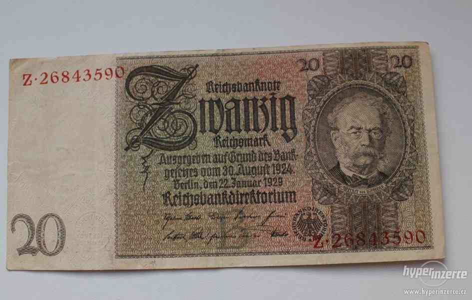 Banknote Reichsmark 20 - 1929 - foto 1