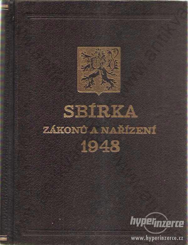 Sbírka zákonů a nařízení  republiky Českoslov.1948 - foto 1