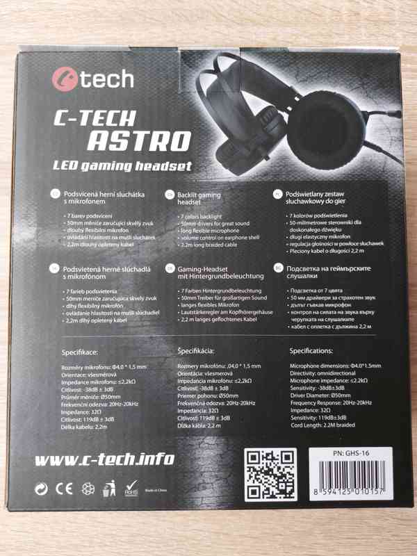 Sluchátka C-Tech Astro s mikrofonem - foto 2