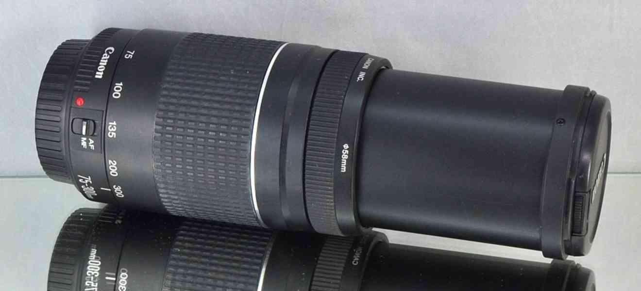 CANON EF 75-300MM F/4-5.6 III **F.F. Objektiv*UV - foto 7