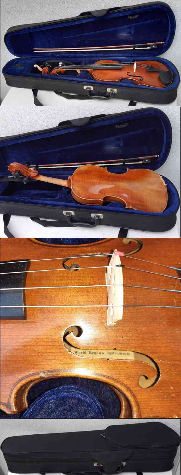  Housle 4/4 v orig. futrálu - World Renowe Instruments