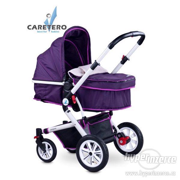 Dětský kočárek 2v1 Caretero Compass purple - foto 1