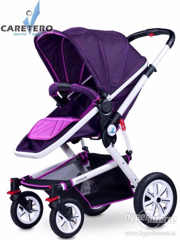 Dětský kočárek 2v1 Caretero Compass purple - foto 3