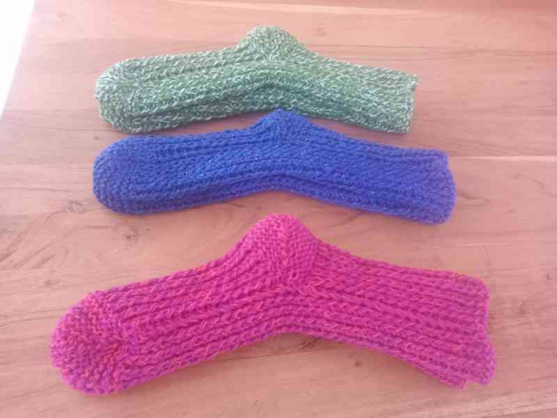 Pletené ponožky 