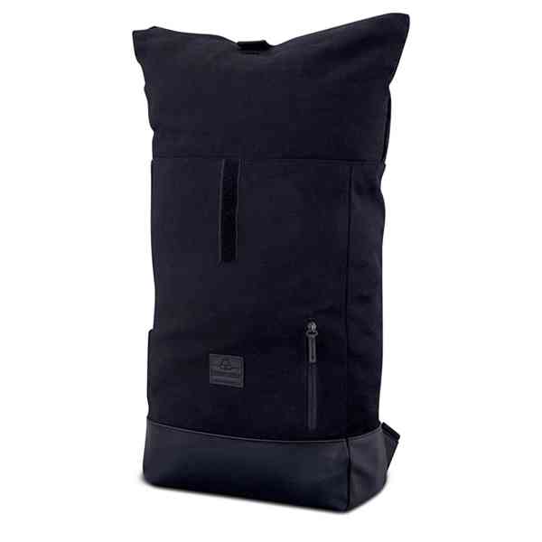Johnny Urban - Unisex plátěný batoh Roll Top černé barvy.  V - foto 3