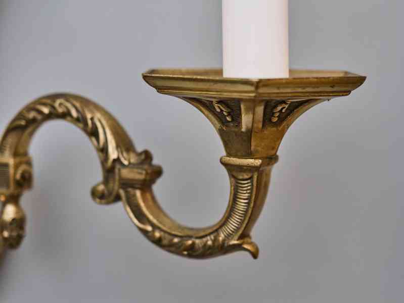 Neorenesanční nástěnné lampy / apliky - foto 9