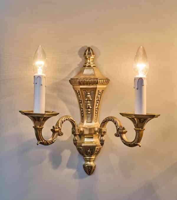 Neorenesanční nástěnné lampy / apliky - foto 5