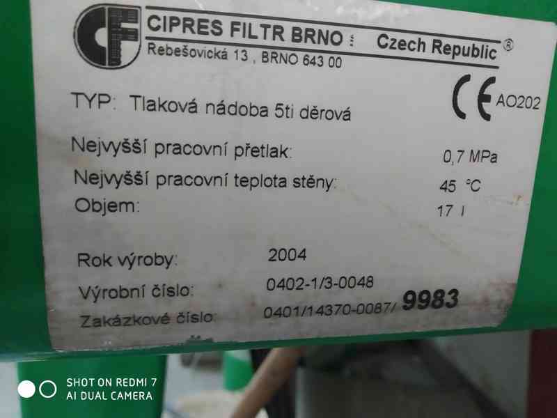 Použité odsávací a filtrační zařízení FILTR CARM, r. v. 2004 - foto 6