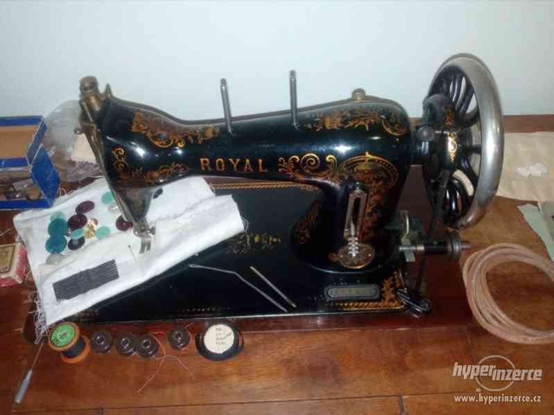 Starožitný šicí stroj zn.ROYAL, r.v.1900, dokumentace - foto 3