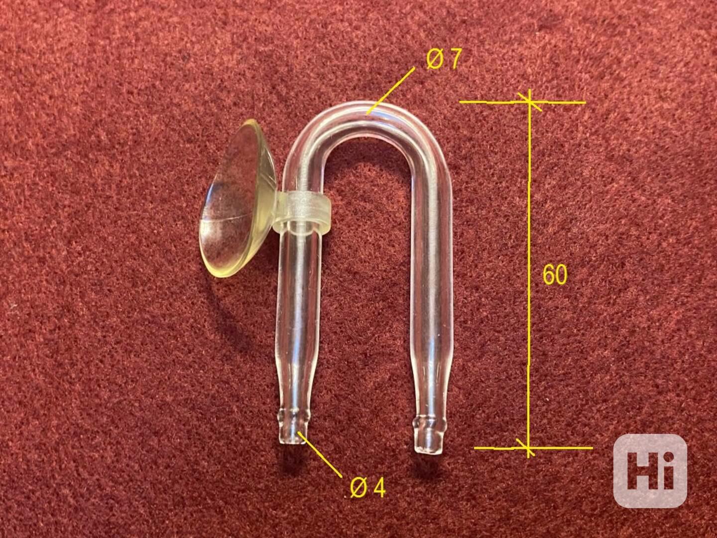 CO2 akva příslušenství – skleněné přechodové kolínko - foto 1