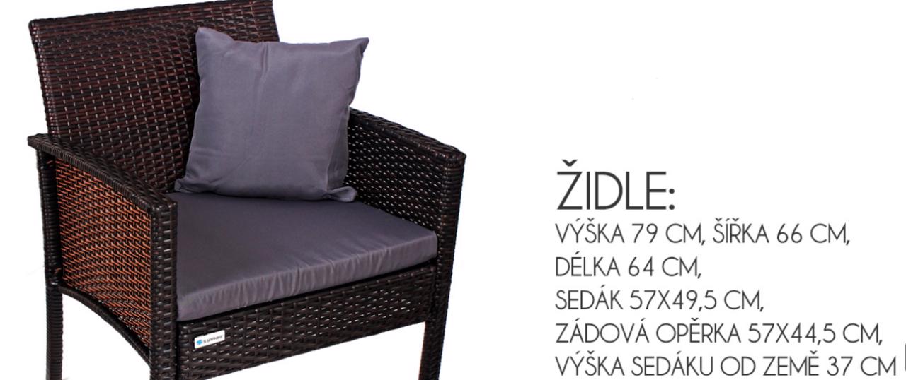 Zahradní nábytek - PU ratan - luxusní provedení - foto 2