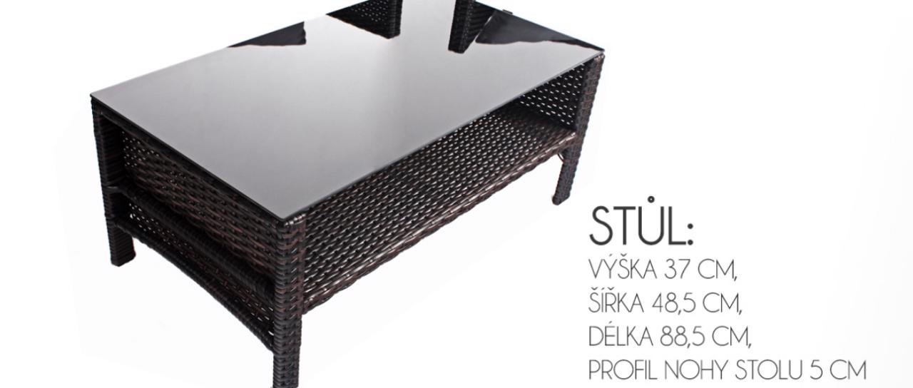 Zahradní nábytek - PU ratan - luxusní provedení - foto 5