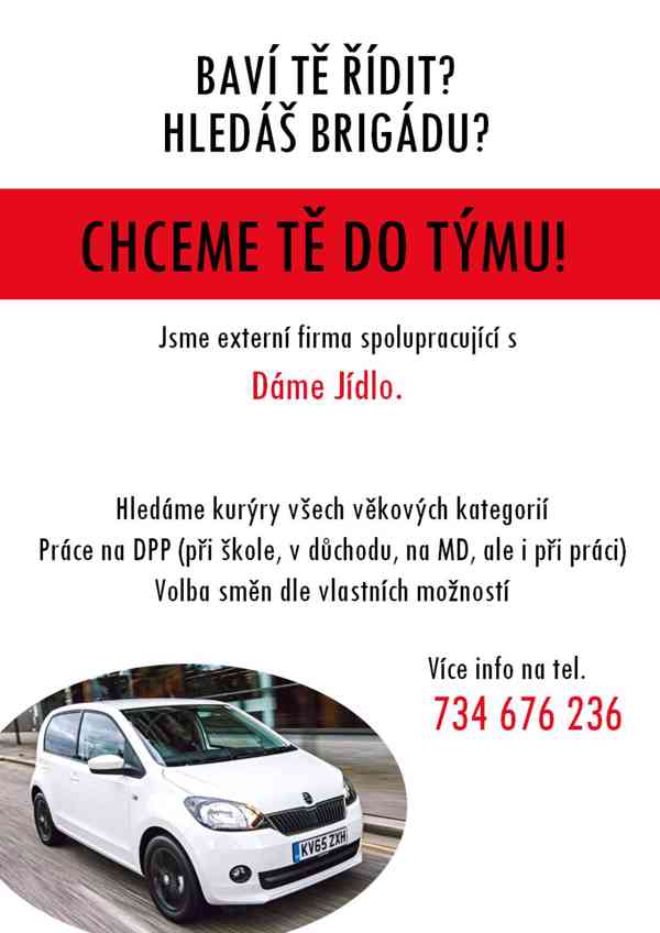 Kuryr Dame Jidlo Bazar Hyperinzerce Cz