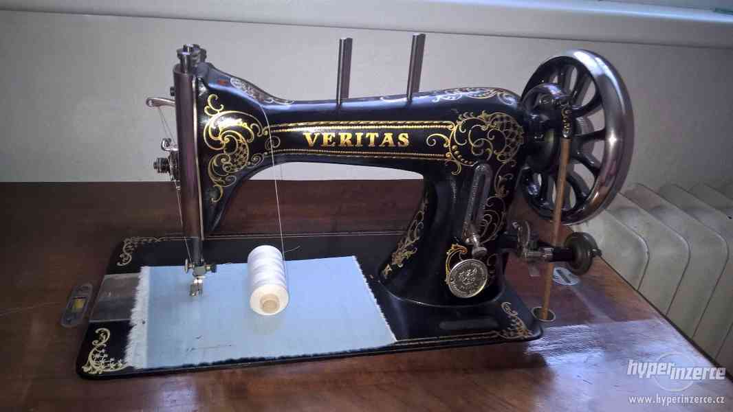 Starožitný šicí stroj VERITAS - foto 2
