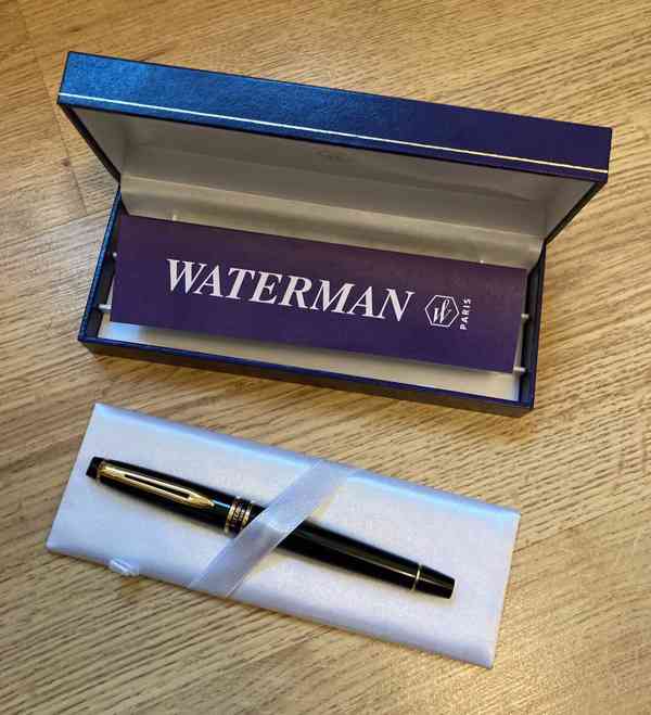 Bombičkové pero WATERMAN - SUPER STAV - LEVNĚ - foto 3