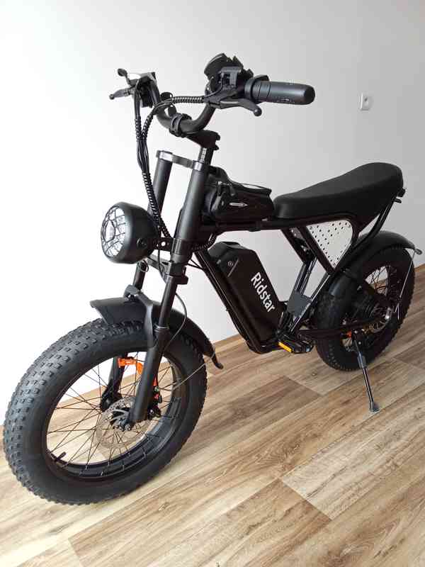 CELOODPRUŽENÉ FATBIKE ELEKTROKOLO RIDSTAR, 1000 W, ZÁRUKA - foto 5