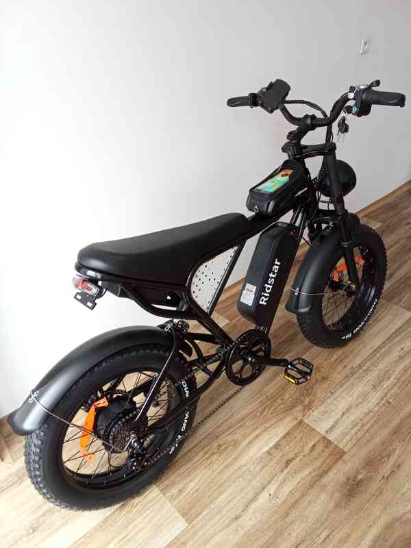 CELOODPRUŽENÉ FATBIKE ELEKTROKOLO RIDSTAR, 1000 W, ZÁRUKA - foto 6