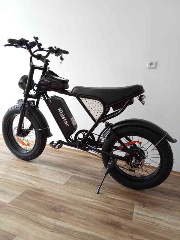 CELOODPRUŽENÉ FATBIKE ELEKTROKOLO RIDSTAR, 1000 W, ZÁRUKA - foto 4