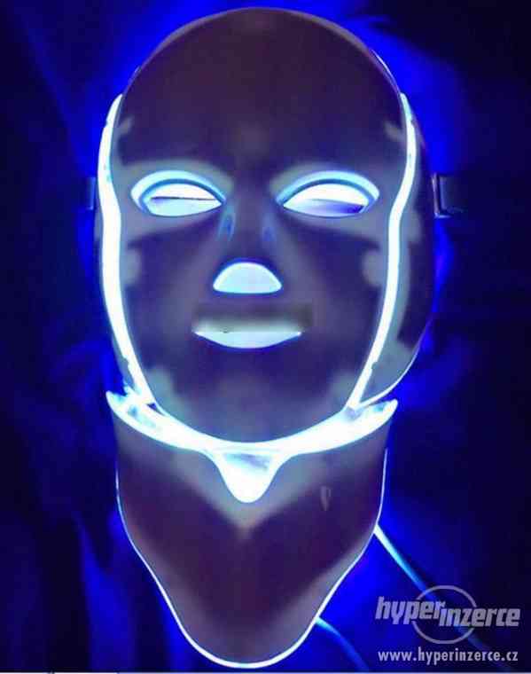 Rejuvenace -led lampa/maska na obličej a krk-7 LED - foto 5