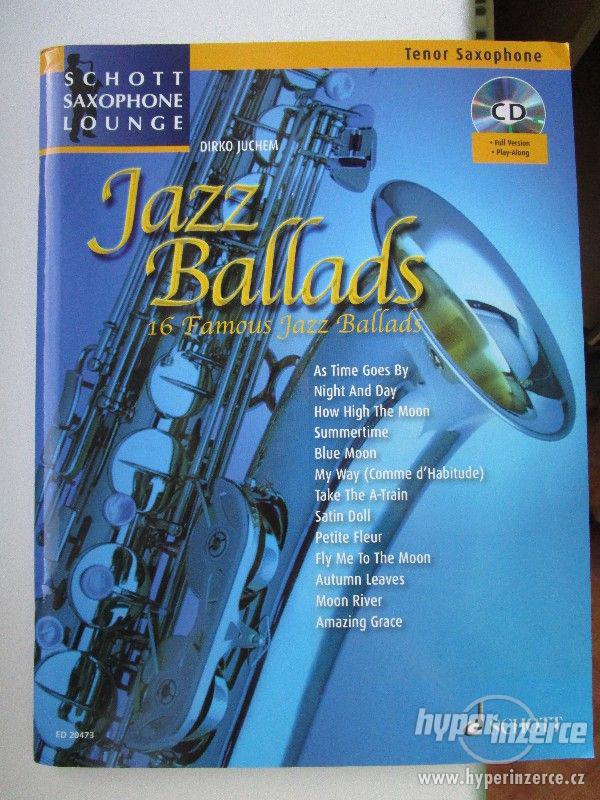 Noty pro tenorsaxofon- Jazz Ballads - foto 1