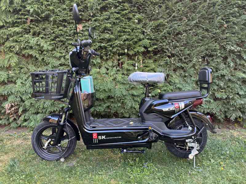 Elektrický skútr bez řidičáku – nový, skladem, levná jízda - foto 10