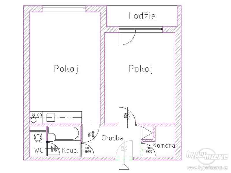 Prodej bytu 2+kk, 45m2, Valašské Meziříčí, Vsetínská - foto 5